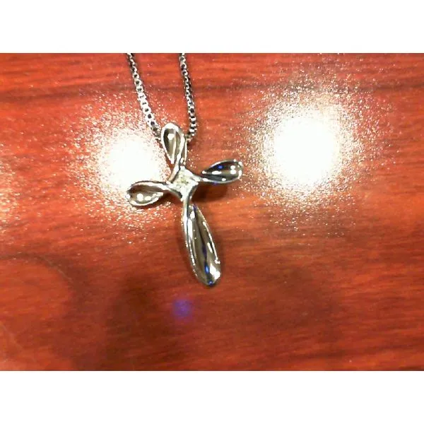 Silver Pendant with diamonds Meyers Jewelers Grove City, OH