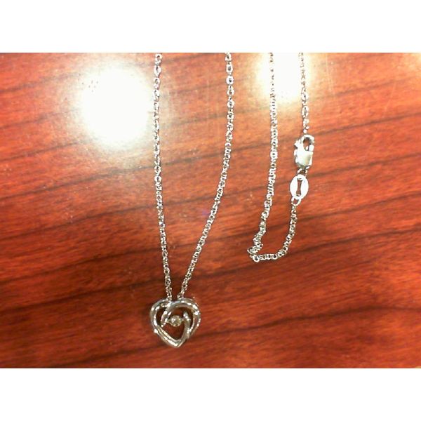 Silver Pendant with diamonds Meyers Jewelers Grove City, OH