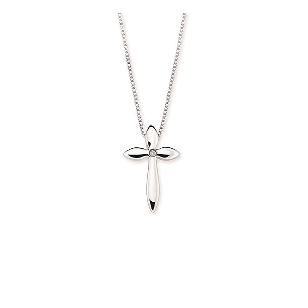 Silver Pendant with diamonds Meyers Jewelers Grove City, OH
