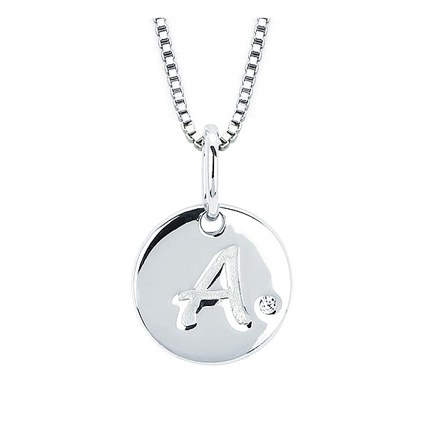 Silver Pendant with diamonds Meyers Jewelers Grove City, OH