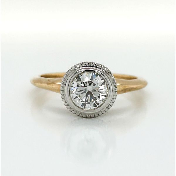 14K Yellow and White Gold Diamond Ring Michele & Company Fine Jewelers Lapeer, MI