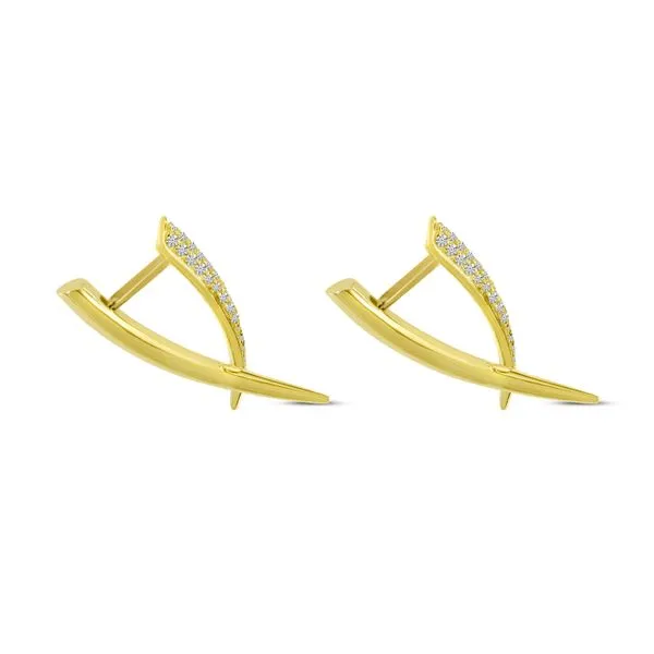 Diamond Earrings Image 2 Michele & Company Fine Jewelers Lapeer, MI