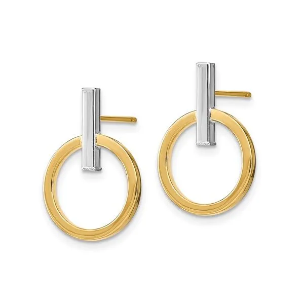 Gold Earrings Image 2 Michele & Company Fine Jewelers Lapeer, MI