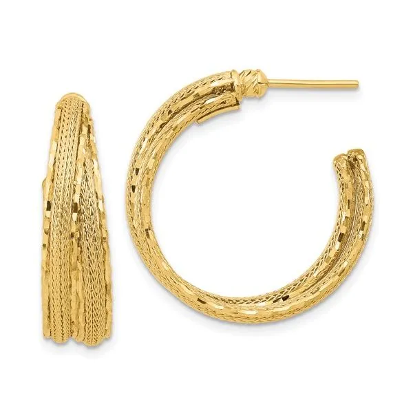Gold Earrings Michele & Company Fine Jewelers Lapeer, MI