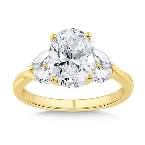 14K Yellow Gold Valina Bridal Modern-Nature Semi-Mount Ring Midtown Diamonds Reno, NV