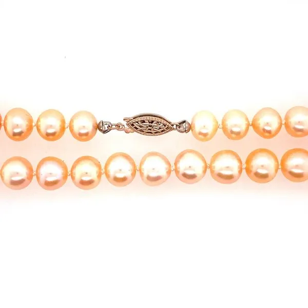 Peachy Fresh Water Pearl Necklace Midtown Diamonds Reno, NV