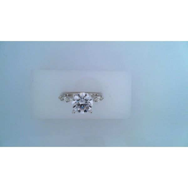 Sylvie Round Cut Alternating Round and Marquise Diamond Engagement Ring Midtown Jewelers Herndon, VA