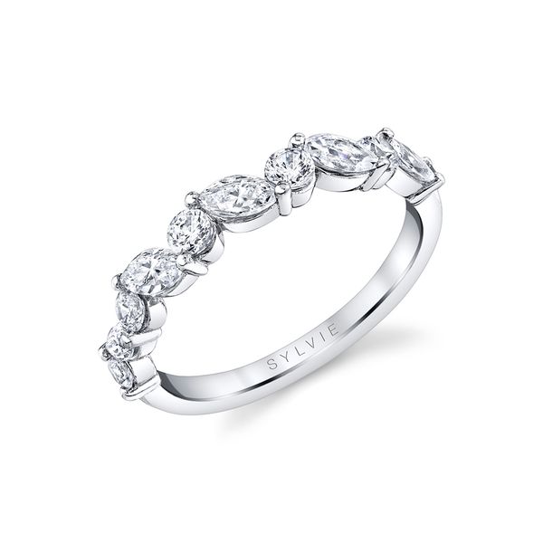 Alternating Marquise And Round Wedding Band Midtown Jewelers Herndon, VA