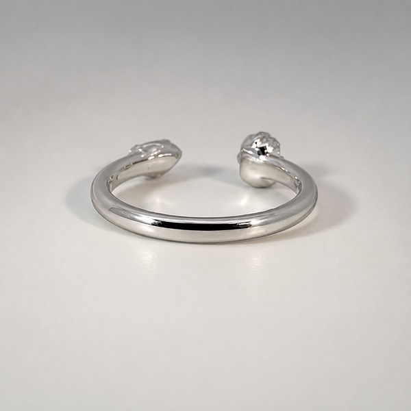 AVA Couture Lab Grown Diamond Marquise & Emerald Ring Image 3 Midtown Jewelers Herndon, VA
