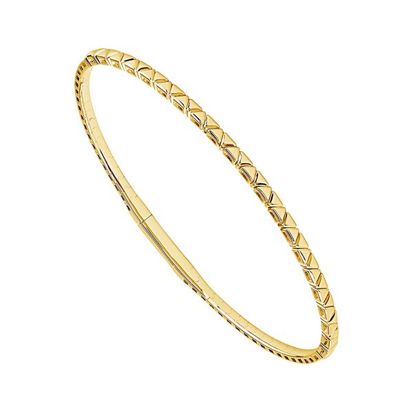 Flexie 14K Yellow Gold Tracer Bangle Midtown Jewelers Herndon, VA