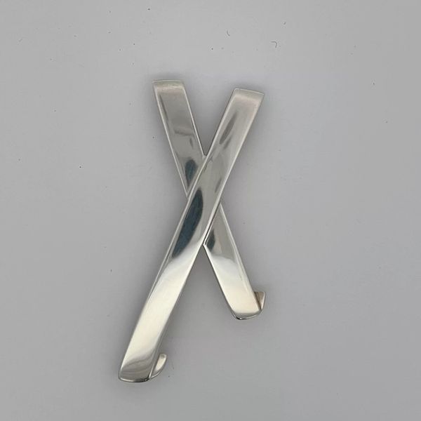 1985 Tiffany & Co Paloma Picasso “X” Brooch Pendan Midtown Jewelers Herndon, VA