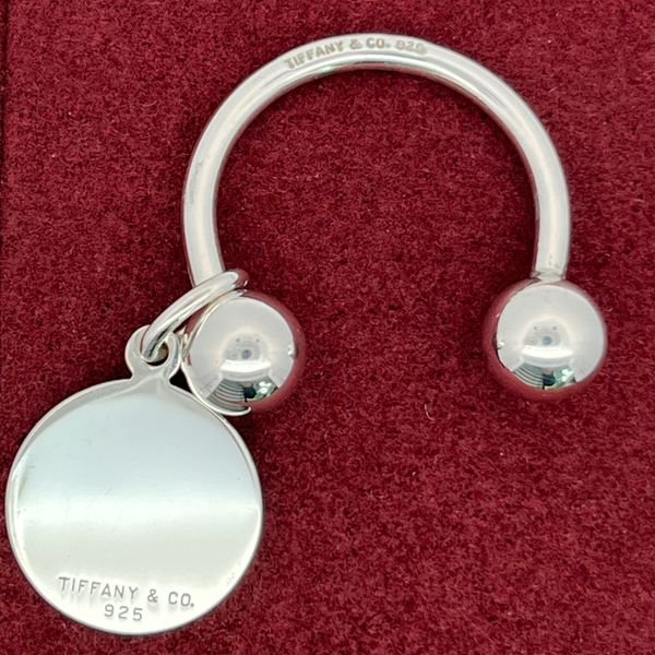 Tiffany & Co Sterling Silver Horseshoe Keychain w/ Charm Image 2 Midtown Jewelers Herndon, VA
