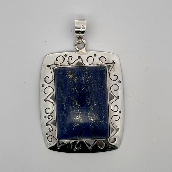 Sterling Silver & Lapis Lazuli Pendant Midtown Jewelers Herndon, VA