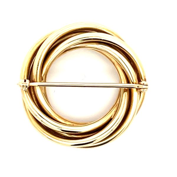 Rare Vintage Tiffany & Co. Eternity Brooch in 14k Yellow Gold Image 3 Midtown Jewelers Herndon, VA