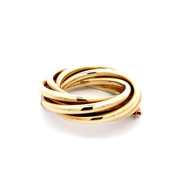 Rare Vintage Tiffany & Co. Eternity Brooch in 14k Yellow Gold Image 4 Midtown Jewelers Herndon, VA