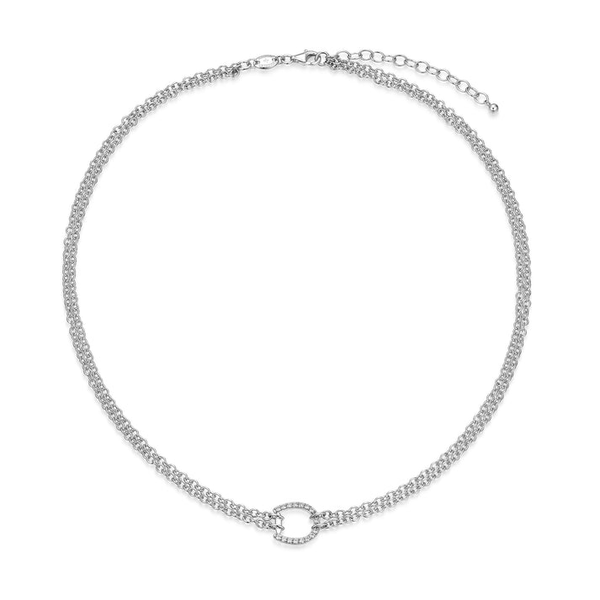 Bold Equestra Double-Chain Necklace Midtown Jewelers Herndon, VA