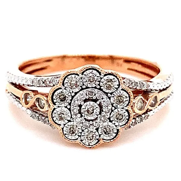FLOWER HALO DIAMOND RING Miller's Fine Jewelers Moses Lake, WA