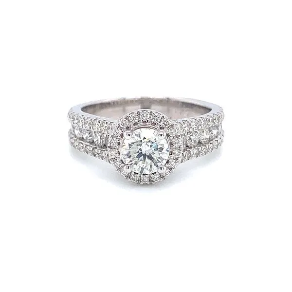 ROUND HALO DIAMOND RING Miller's Fine Jewelers Moses Lake, WA
