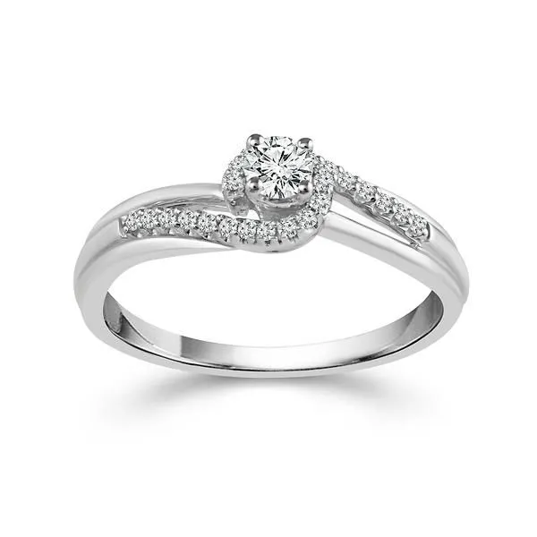WRAPPED HALO DIAMOND RING Miller's Fine Jewelers Moses Lake, WA