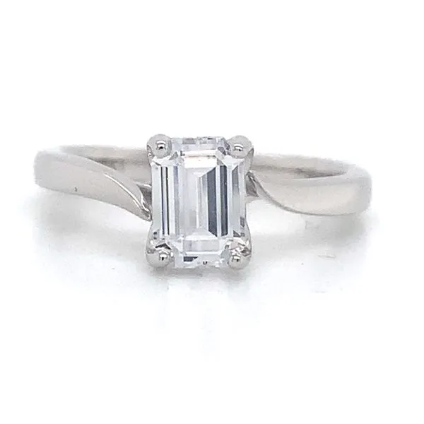 EMERALD CUT SOLITAIRE RING SETTING Miller's Fine Jewelers Moses Lake, WA