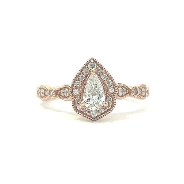 PEAR SHAPE HALO DIAMOND RING Miller's Fine Jewelers Moses Lake, WA