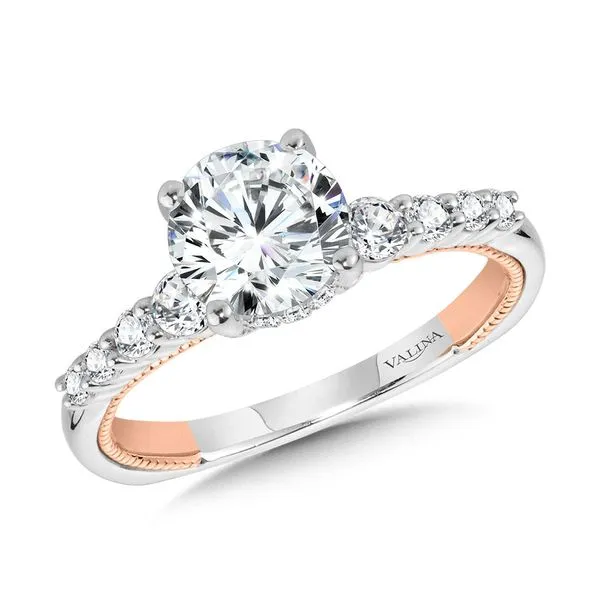 TWO-TONE SEMI-MOUNT RING Miller's Fine Jewelers Moses Lake, WA