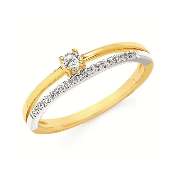 TWO-TONE ATTACHED DIAMOND RING Miller's Fine Jewelers Moses Lake, WA