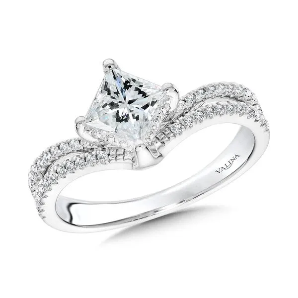 PRINCESS CUT SEMI-MOUNT DIAMOND RING Miller's Fine Jewelers Moses Lake, WA
