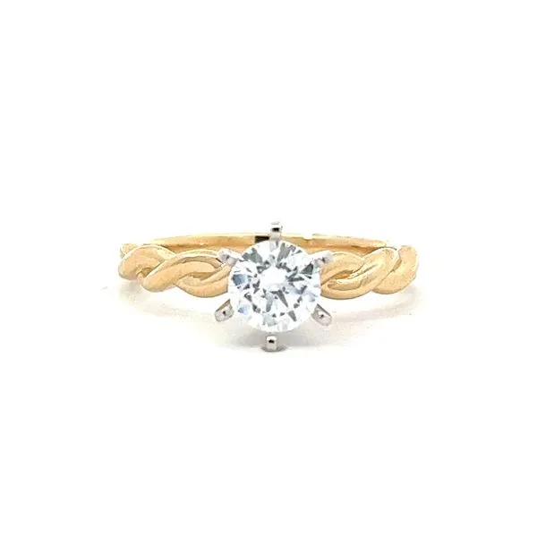 BRAIDED SOLITAIRE SEMI-MOUNT RING Miller's Fine Jewelers Moses Lake, WA