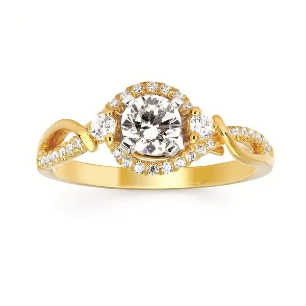 GOLD SEMI-MOUNT DIAMOND RING Miller's Fine Jewelers Moses Lake, WA