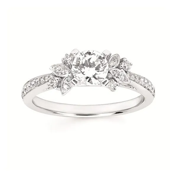 LEAF DESIGN SEMI-MOUNT DIAMOND RING Miller's Fine Jewelers Moses Lake, WA