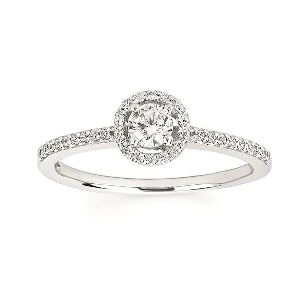 DIAMOND HALO RING Miller's Fine Jewelers Moses Lake, WA