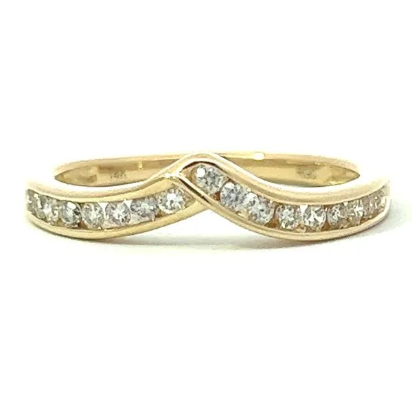 GOLD CONTOUR DIAMOND BAND Miller's Fine Jewelers Moses Lake, WA