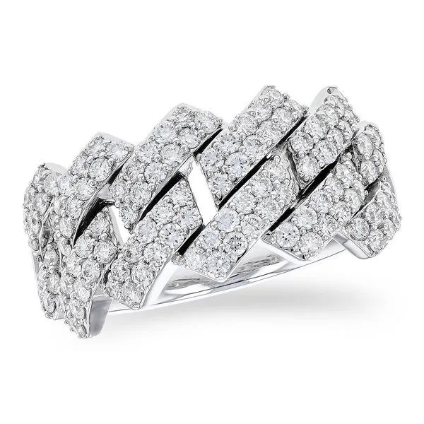CUBAN LINK DIAMOND RING Miller's Fine Jewelers Moses Lake, WA