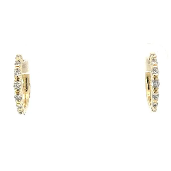 GOLD DIAMOND HOOPS Miller's Fine Jewelers Moses Lake, WA