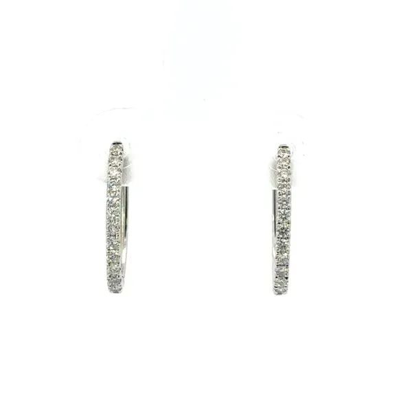 OVAL DIAMOND HOOPS Miller's Fine Jewelers Moses Lake, WA