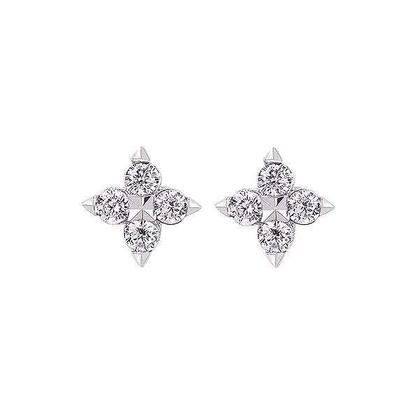 4 STONE CLUSTER DIMAOND STUDS Miller's Fine Jewelers Moses Lake, WA