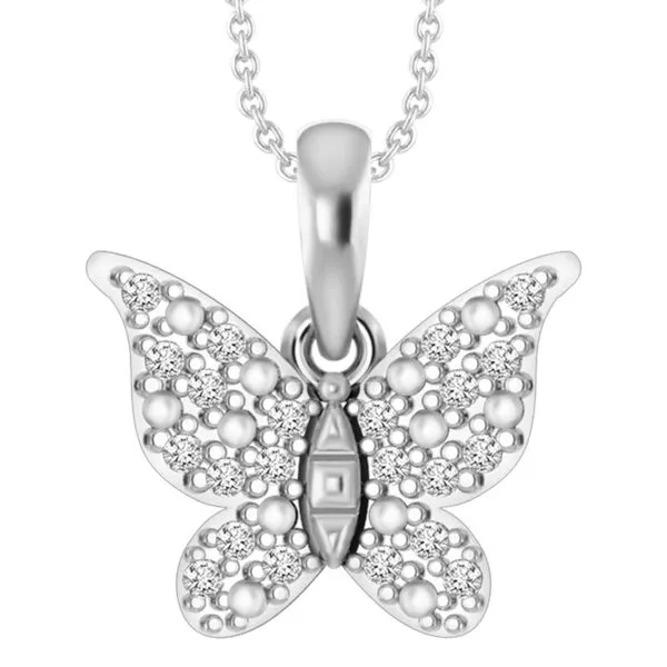 BUTTERFLY DIAMOND NECKLACE Miller's Fine Jewelers Moses Lake, WA