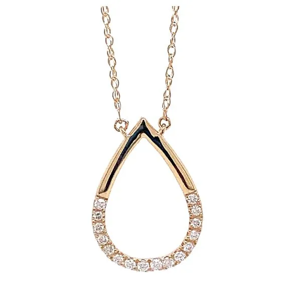 PEAR SHAPE DIAMOND NECKLACE Miller's Fine Jewelers Moses Lake, WA