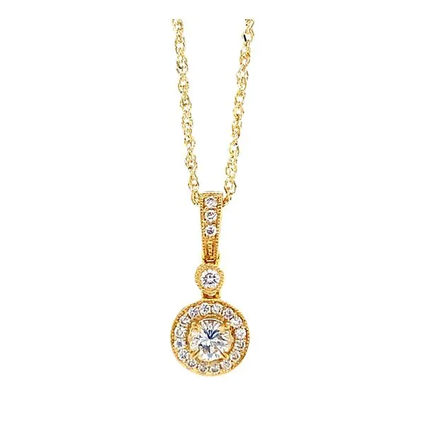 HALO DIAMOND NECKLACE Miller's Fine Jewelers Moses Lake, WA