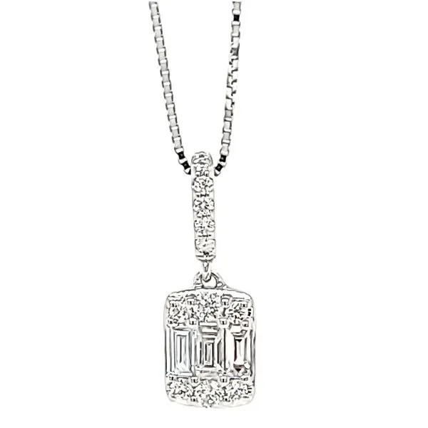 EMERALD CUT MOSAIC DIAMOND NECKLACE Miller's Fine Jewelers Moses Lake, WA