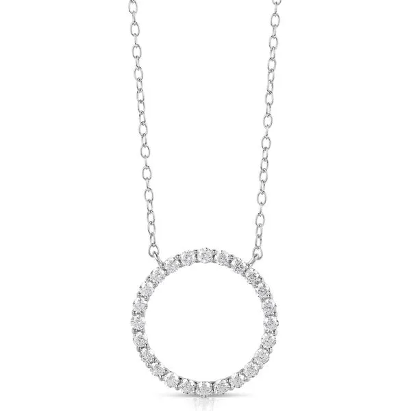 CIRCLE SHAPE DIAMOND NECKLACE Miller's Fine Jewelers Moses Lake, WA