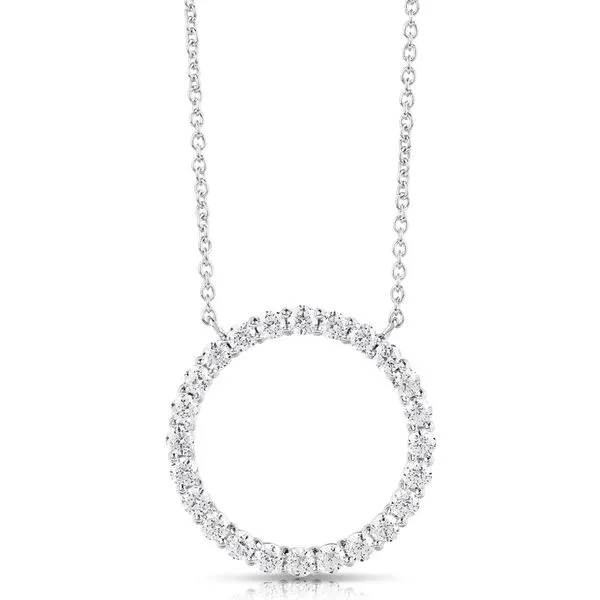 CIRCLE SHAPE DIAMOND NECKLACE Miller's Fine Jewelers Moses Lake, WA