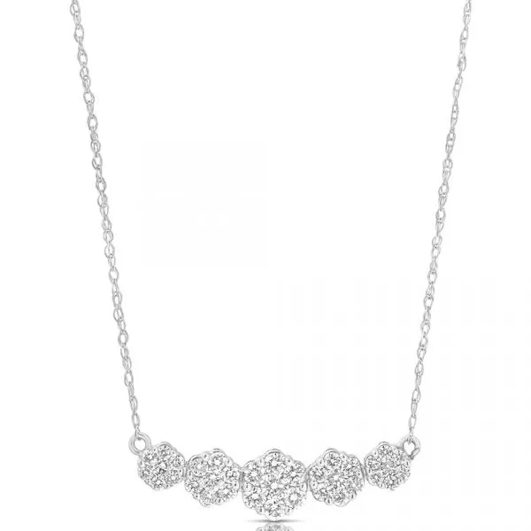 5 ROW MOSAIC DIAMOND NECKLACE Miller's Fine Jewelers Moses Lake, WA