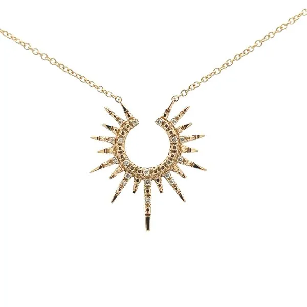 DIAMOND SUNBURST NECKLACE Miller's Fine Jewelers Moses Lake, WA