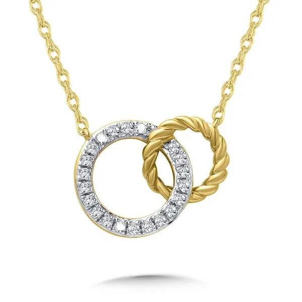 INTERLOCKING CIRCLE DIAMOND NECKLACE Miller's Fine Jewelers Moses Lake, WA