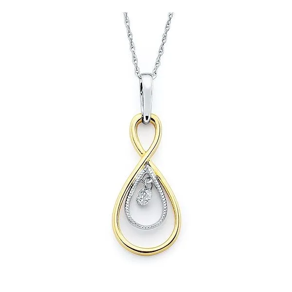 TWO-TONE DIAMOND NECKLACE Miller's Fine Jewelers Moses Lake, WA