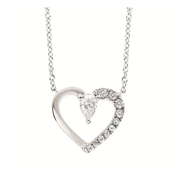 DIAMOND HEART NECKLACE Miller's Fine Jewelers Moses Lake, WA