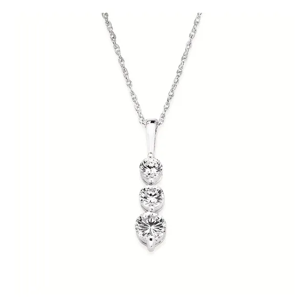 3 STONE DIAMOND NECKLACE Miller's Fine Jewelers Moses Lake, WA