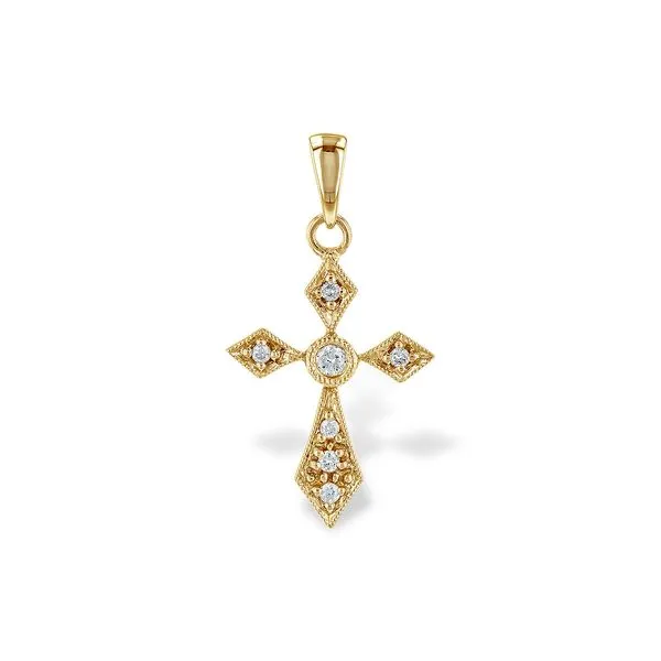 GOLD DIAMOND CROSS NECKLACE Miller's Fine Jewelers Moses Lake, WA